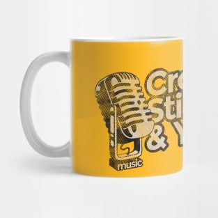 Crosby, Stills, Nash & Young Vintage Mug